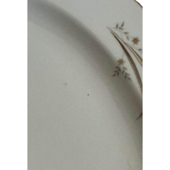 Golden Harvest Fine China Japan VTG Wheat Oval Serving Platter Dinner READ - Picture 3 of 7
